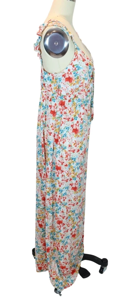 Maxi Vestido Sin Mangas Babydoll Floral Y2K Talla L Cottagecore Hada MilkMaid Coqueta Foto 2 de 4
