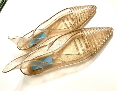 Thierry Mugler Sandalen 38 39 Jellies Jelly Shoes Vintage Apollo Hermes