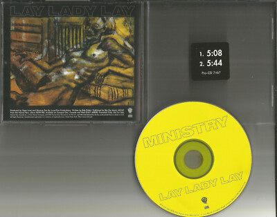MINISTRY Lay lady Lay BOB DYLAN REMAKE COVER TRK USA 1996 PROMO DJ CD single