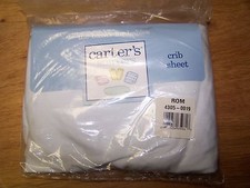 NEW CARTERS STARTERS White Fitted Crib Sheet 200 thread count