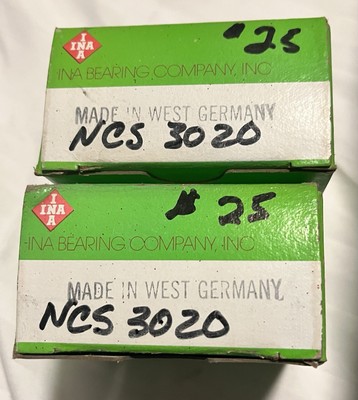 INA NCS3020 Needle Roller Bearings (2) 