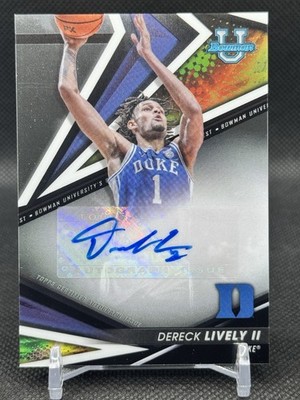 Dereck Lively II 2022-23 Bowman University Best Best of 2022 Autographs #BOA-DL
