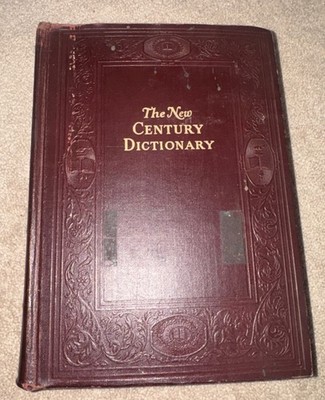Vintage The New Century Dictionary Volume 2 (Pock-Mark to Zymurgy) 1952 HC