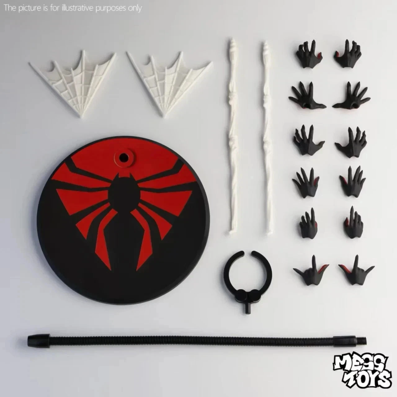 In Stock CT Toys Mess Toys Superior Spiderman Octopus Spider Action Figure Boxed - product detail image 3