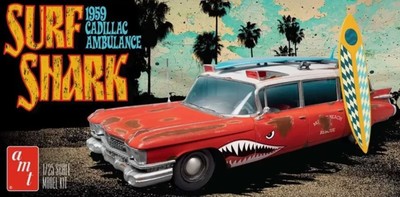 AMT - CADILLAC Ambulance 1959   Surf Shark zum Zusammenbauen und Lackieren - ...