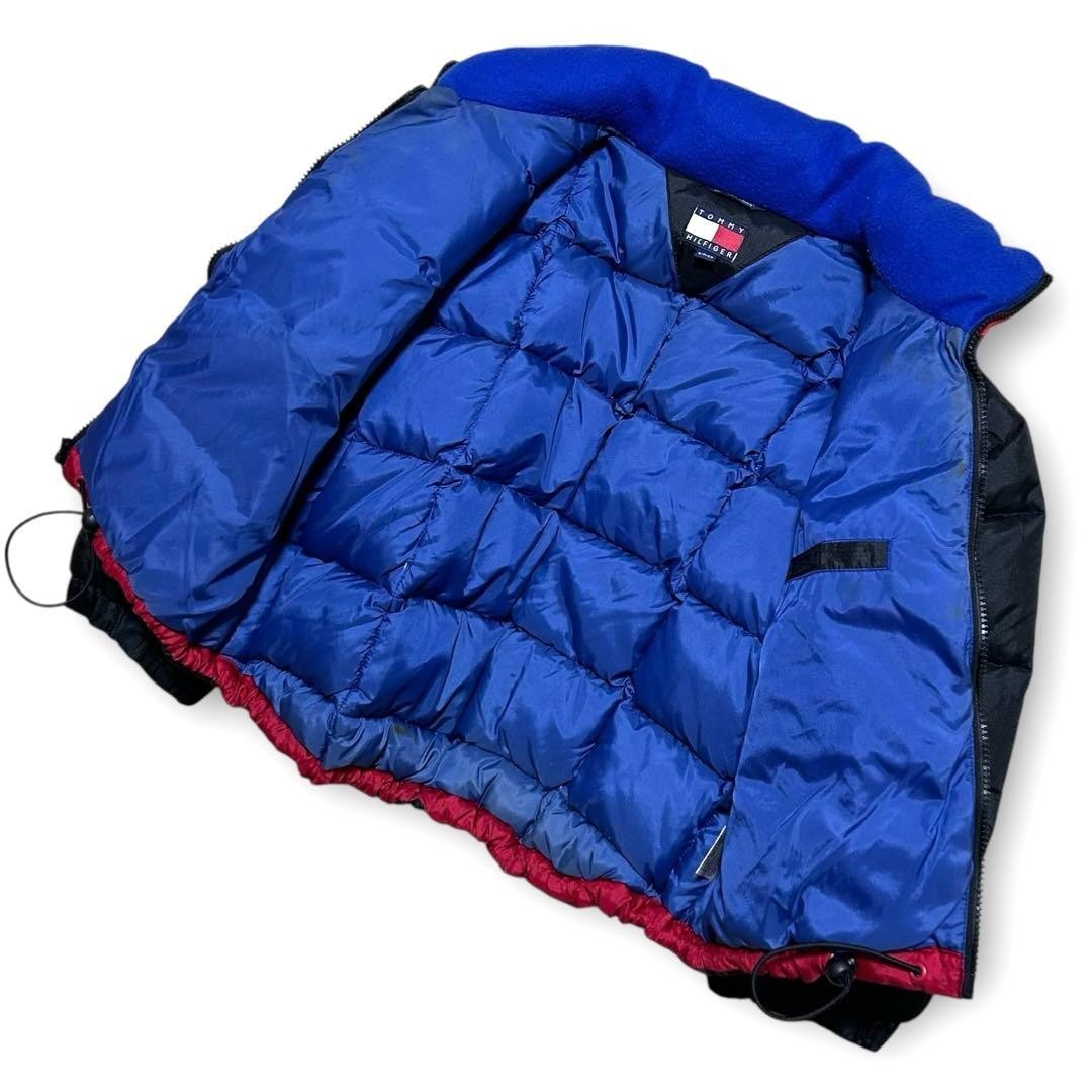 90s Tommy Hilfiger Cropped Puffer Down Jacket Black Women’s S From Japan thumbnail 5