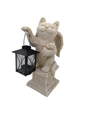 Comfy Hour Loving Memory Collection Resin Memorial Cat Angel Taking A Lantern