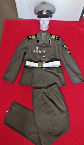 Soviet Russia parade uniform of the military driver of the Red Army of the USSR