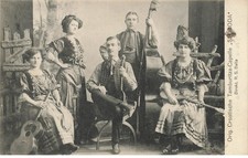 Musiciens Croates avec Instruments à Cordes - Orig.Croatische Tamburitza-Cape