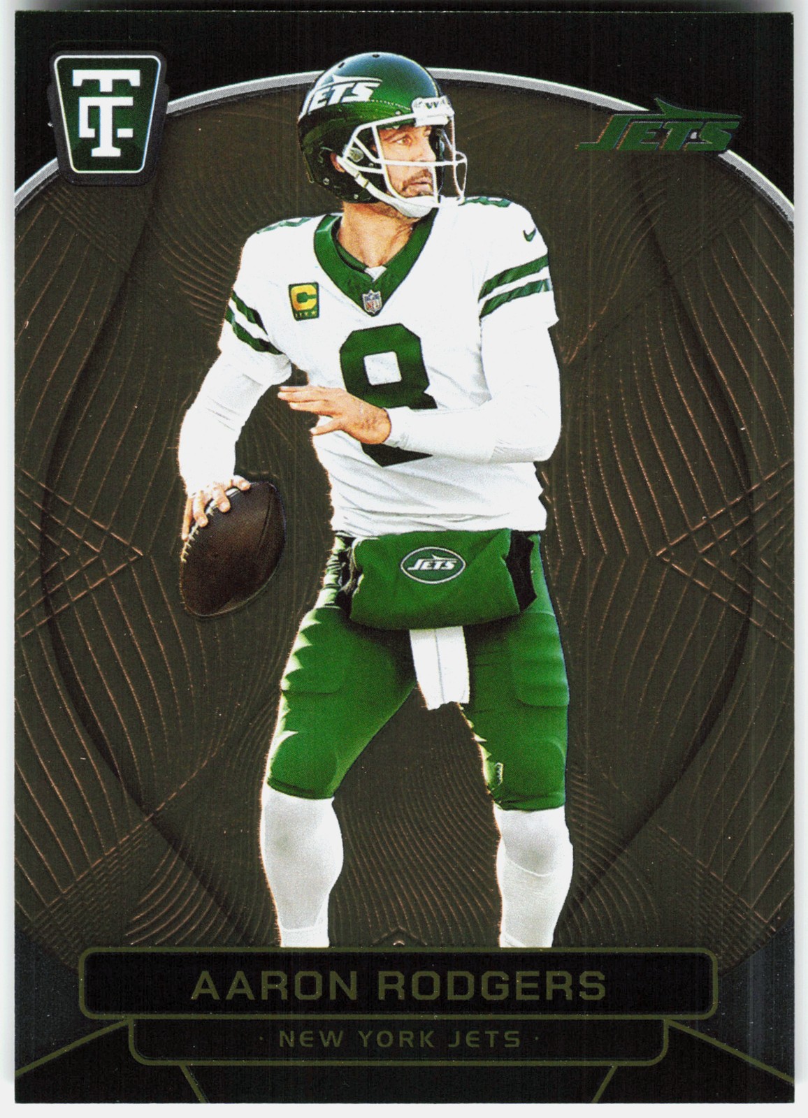 2024 Panini Totally Certified #68 Aaron Rodgers Mirror Neon Orange #/399