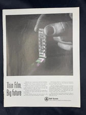 Magazine Ad* - 1964 - AT&T / Bell System - thin film circuits