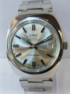 CAMY CHALLENGER SUPERAUTOMATIC SILVER DIAL 7484 SWISS MEN'S