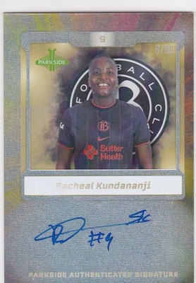 Rachael Kundananji 2025 Parkside NWSL Vol 2 Signature Series Foil Auto Bay 6/99
