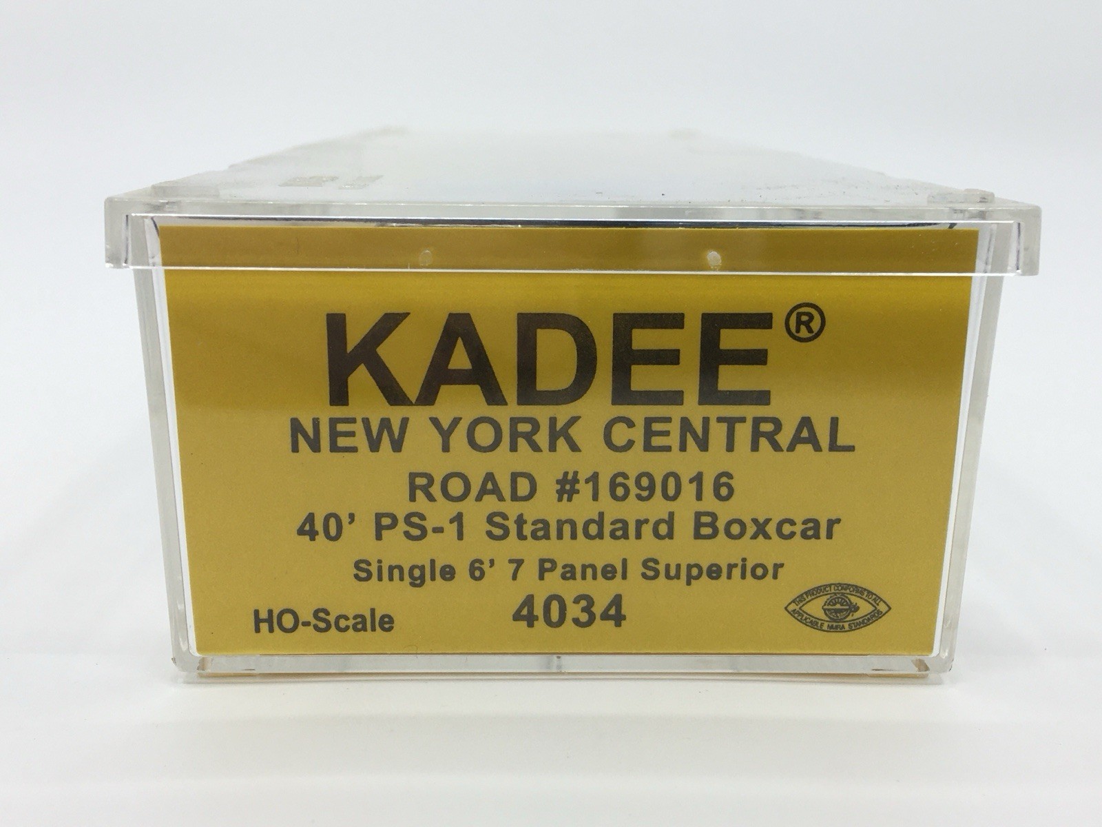 HO Kadee 4034 New York Central 40’ PS-1 Single Door Boxcar NYC #169016 BRAND NEW