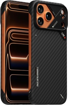 Aulumu A17 Aramid Fiber Ultra Thin 1500D Fabric Phone Case for iPhone 17 Pro Max
