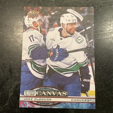 2025-26 UD Series 2 - Jake DeBrusk - UD CANVAS #C-143 CANUCKS