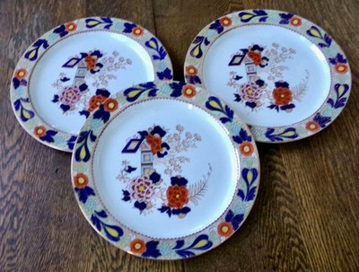 Enoch Wood & Sons Wood's Ware WinCanton Set of Three 10'' Dinner Plates