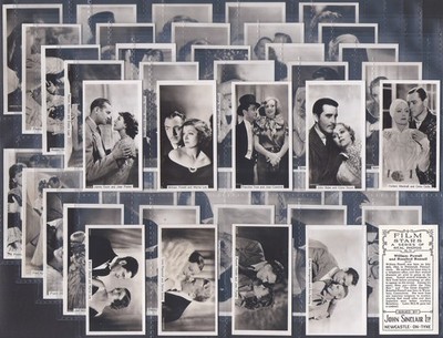 SINCLAIR (J) - FULL SET - FILMSTARS 1937 (2. SERIE 55-108 (F54 KARTEN) TOP