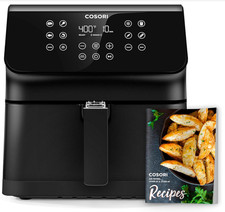COSORI 12-in-1 Air Fryer 5.8QT, Toast, Bake, Nutrition Facts for 100+ In-App Rec