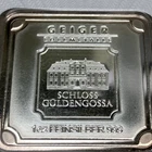 Geiger Edelmetalle 1 Oz Silver Bar .999 Silver Feinsilber In Square Assay Case