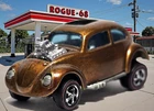 Restored Hot Wheels Redlines Custom Volkswagen, Orange, 1968 Sweet 16, Hong Kong