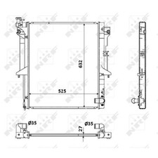 Radiateur Mitsubishi L200