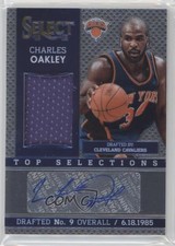 2013-14 Panini Select Top Selections Jersey Auto Charles Oakley #1 Auto 2r7
