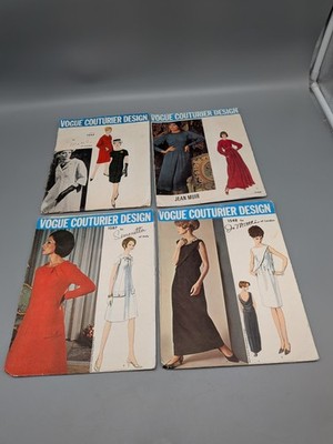 4x 60er Jahre Schnittmuster Vogue Couturier Design | Mattli, Murr & Simonetta