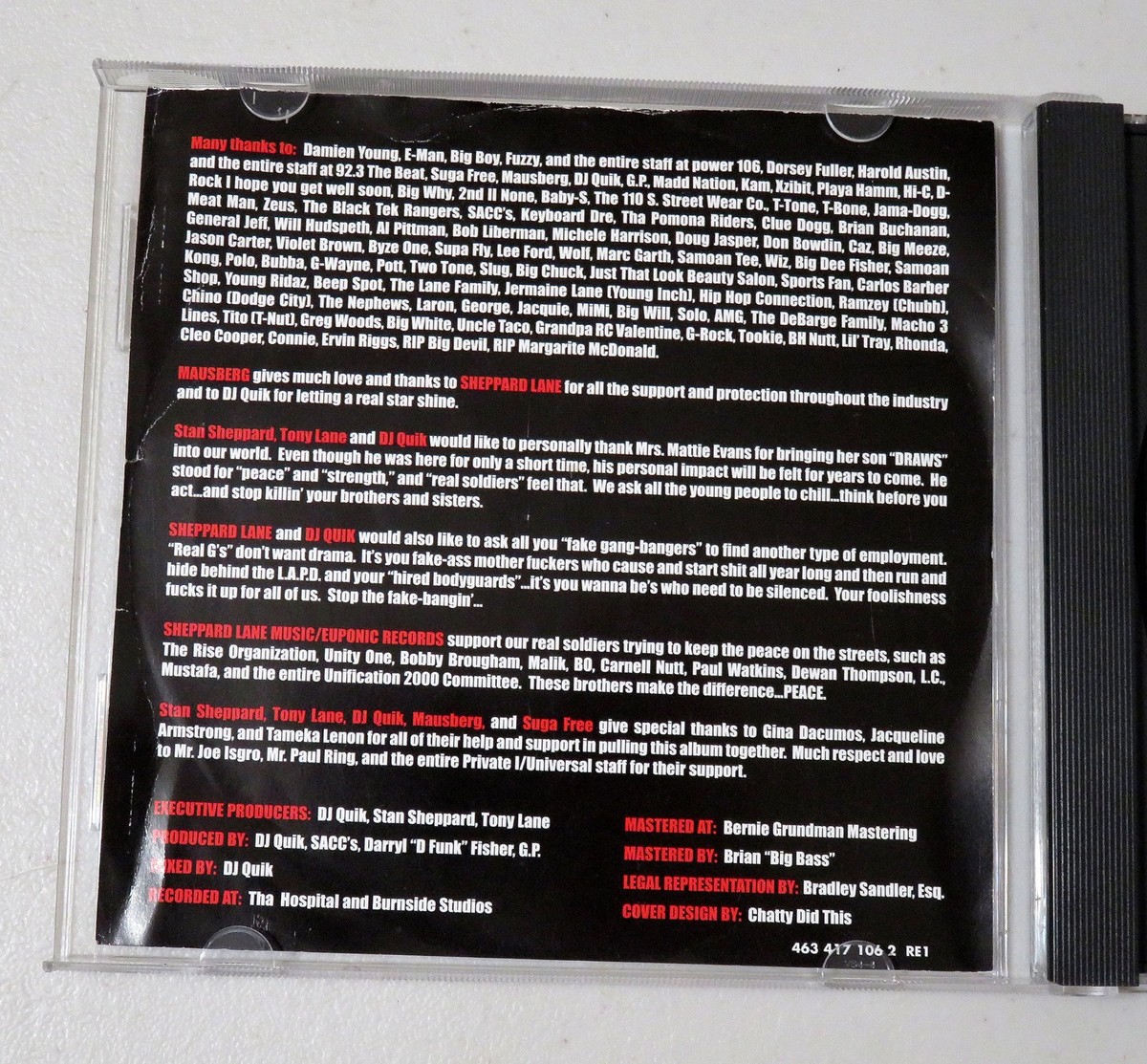 Mausberg Non Fiction Konnectid Project CD 2000 Sheppard Lane READ
