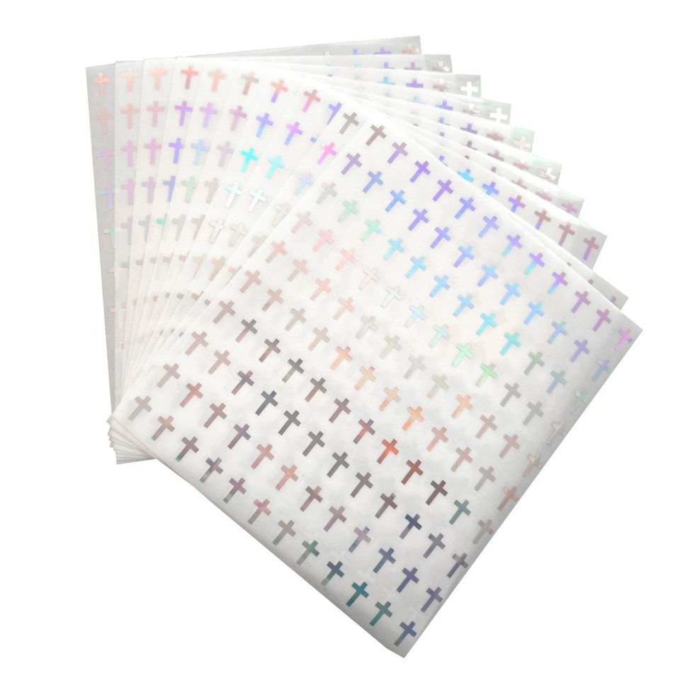 1200 Pcs Cross Sticker Scrapbook Supplies Stickers for Journals ...