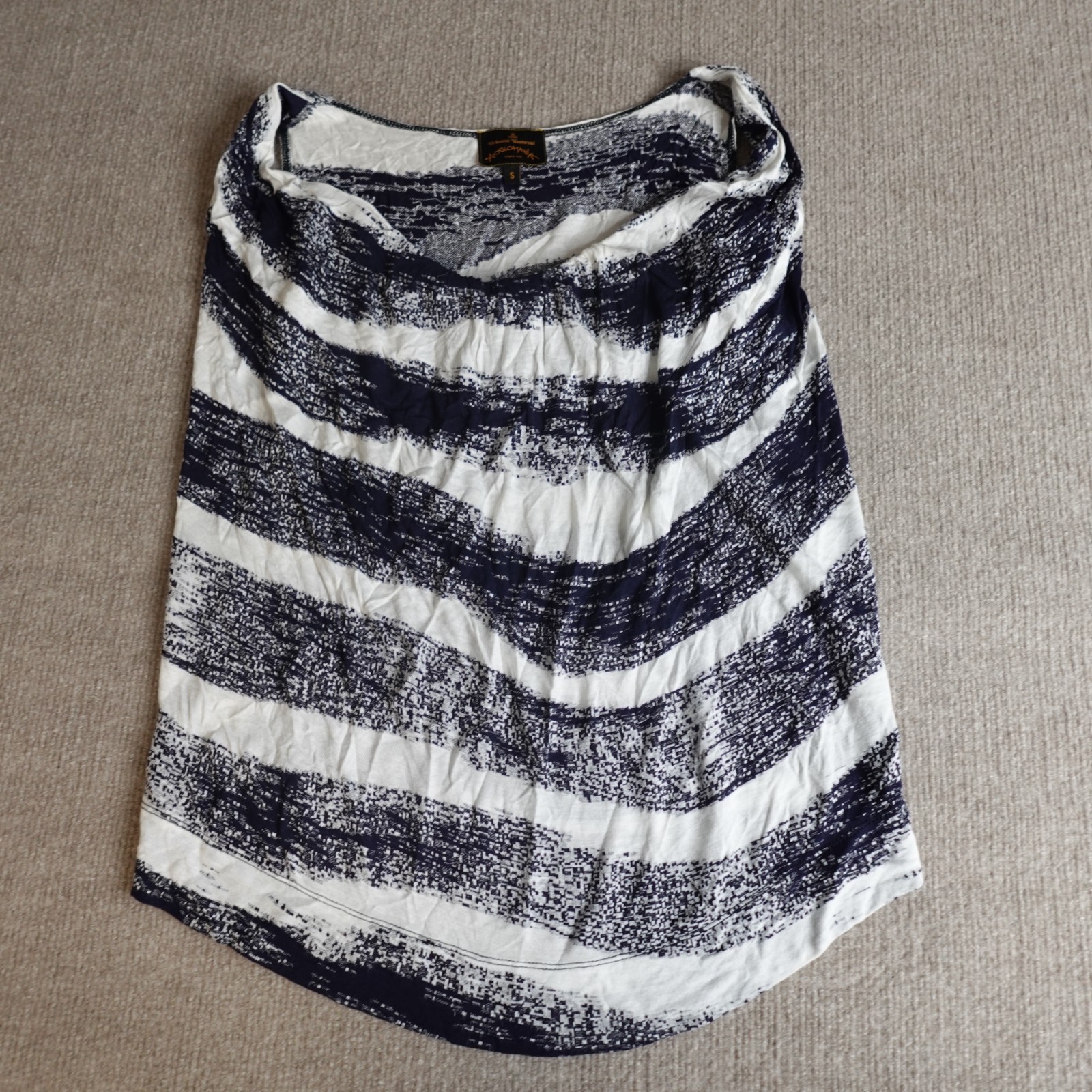 Vivienne Westwood Womens Top Small Blue White Sleeveless