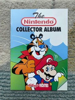 ORIGINAL KELLOGGS FROSTIES NINTENDO GAMEBOY EMPTY ALBUM MINT CONDITION