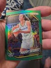 2025 Panini Prizm WNBA Green Prizm #50 Maddy Siegrist