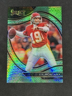 2020 Panini Select - Club Level Joe Montana #219 Dragon Scale Prizm /67 Chiefs