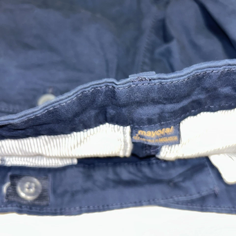 Pantalones de vestir Mayoral azul marino talla 7 para niños Foto 4 de 4