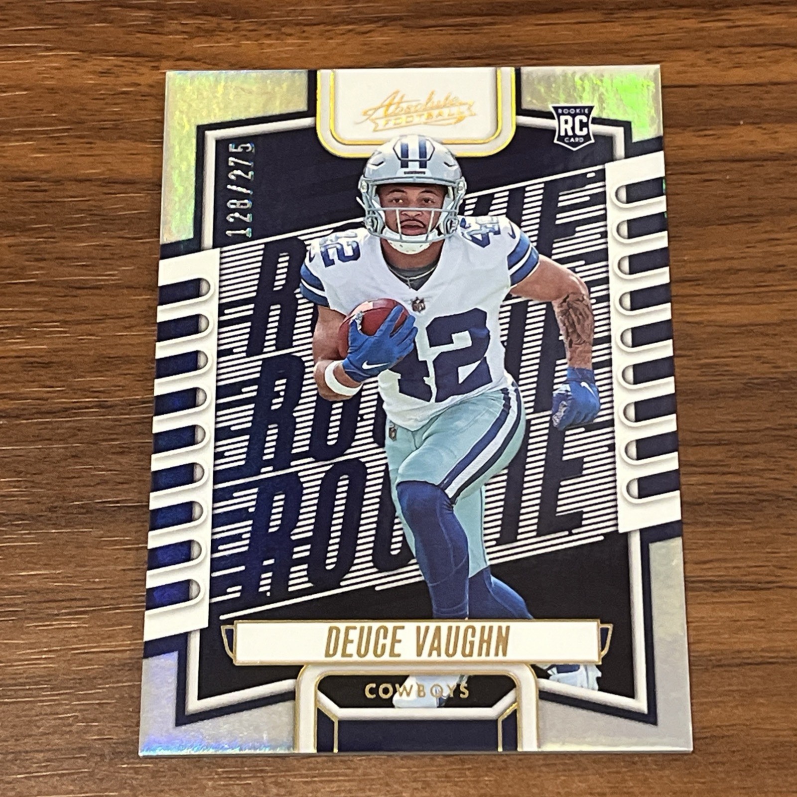 2023 Panini Absolute Deuce Vaughn #145 Spectrum /275 Dallas Cowboys