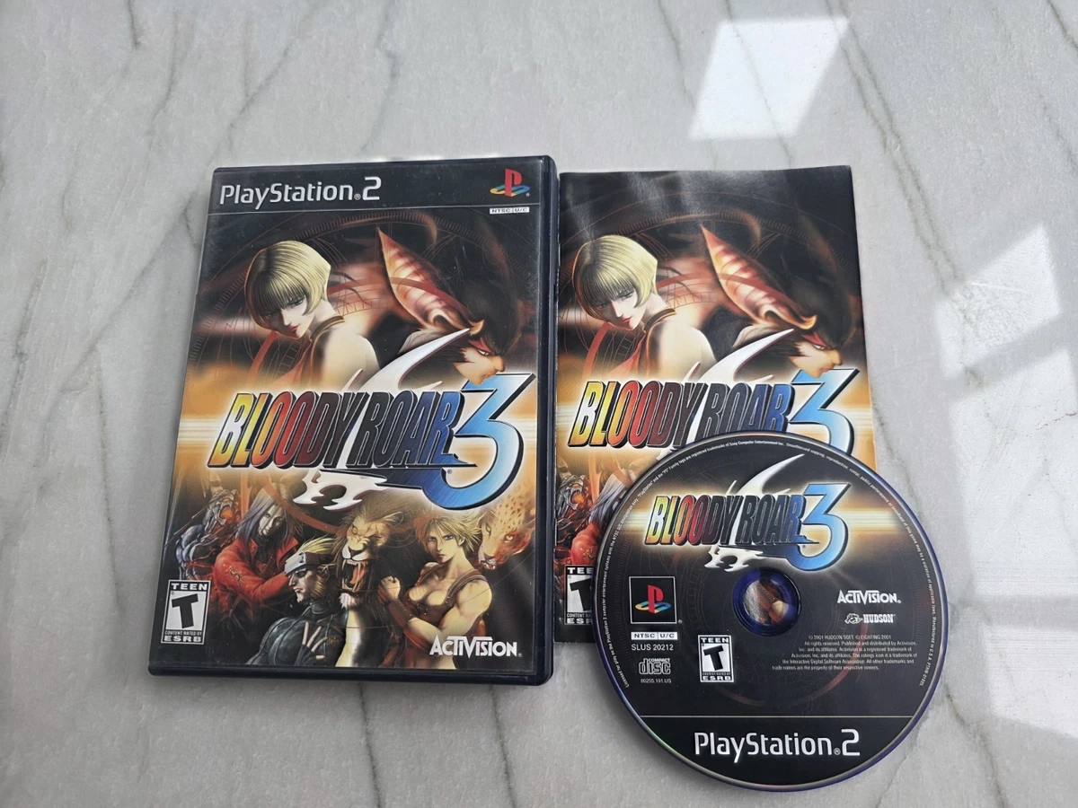 Bloody Roar 3 édition sans manuel Playstation 2 PS2 très bon