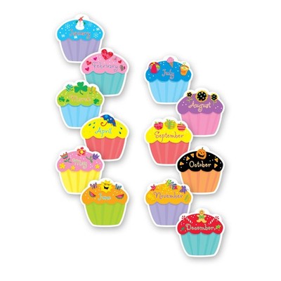 CTP Cupcakes 6'' Designer Cut-Outs Set of 36 décor accents 6  x 6  Each 1795
