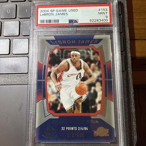 2004 Lebron James So Game Used PSA 9 /999 153