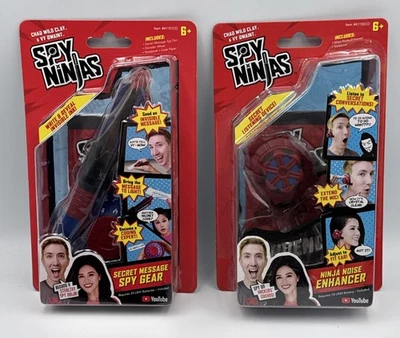 Spy Ninjas Secret Message Spy Gear & Ninja Noise Enhancer Bundle New