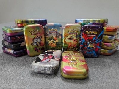 Pokemon Mini Tin (Empty)    TCG Card Storage Collector Tin - Choose One Today