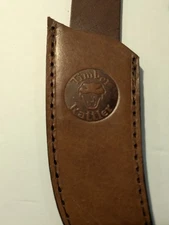 Timber Rattler Leather Knife Sheath Medium Brown
