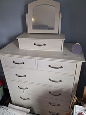 6 Drawer Wardrobe With Mirror And Extra Shelf ( Collection Only )