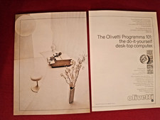 Olivetti Programma 101 computer coppia di pubblicità vintage advertisement 1960s