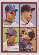 2009 Upper Deck Goudey 4-in-1 Red Josh Hamilton Justin Morneau Ryan Howard 1md