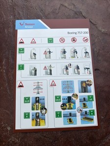 Thomson Airways B 757-200 Issue 01 Safety Card