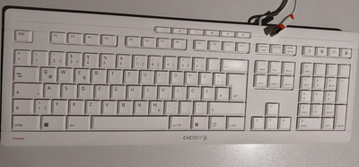 Cherry Stream Keyboard Corded Multimedia Keyboard QWERTZ 5, JK-8500DE-0/03
