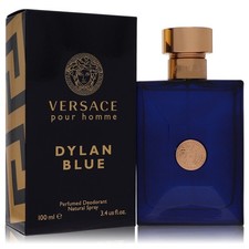 Versace Pour Homme Dylan Blue by Versace Deodorant Spray 3.4 oz For Men Brand N