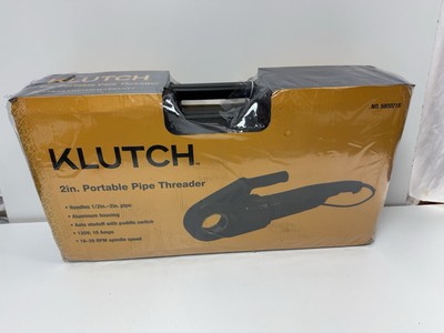 Klutch 4 Inch Electric Pipe Threader - 1/2 To 4 Inch Capacity 110V Motor