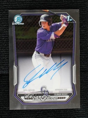 2026 Bowman Chrome Prospect Ethan Holliday #CPA-EH Auto 14ns